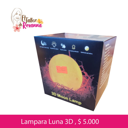 Lampara Luna 3D