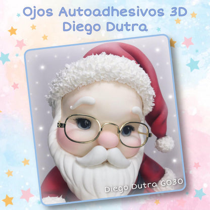 Ojos Autoadhesivos 3D Diego Dutra