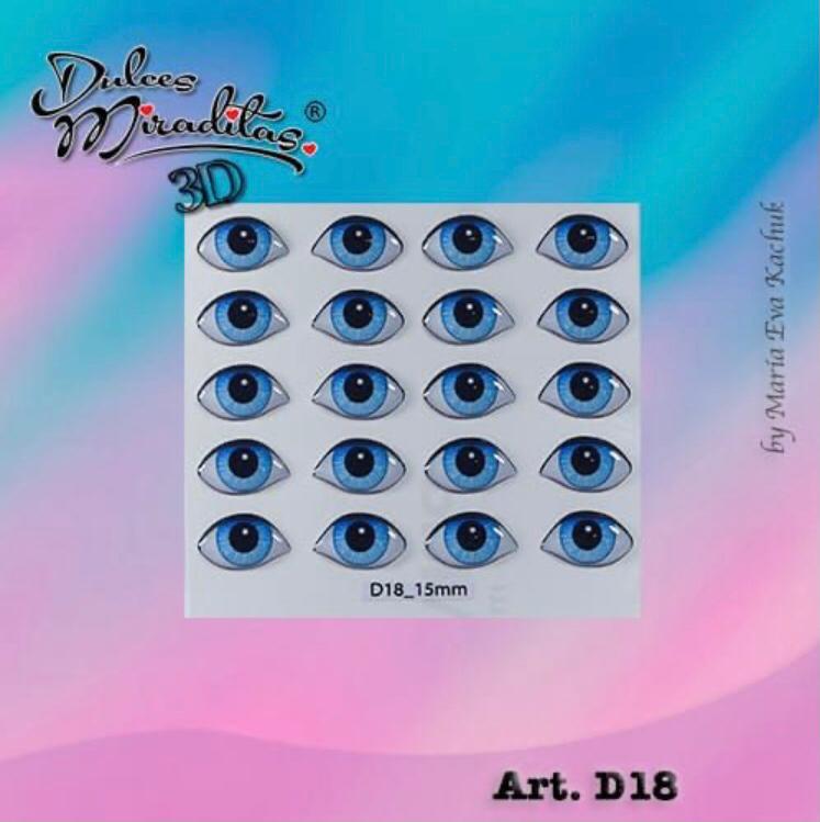 Ojos 3D Dulcesmiraditas