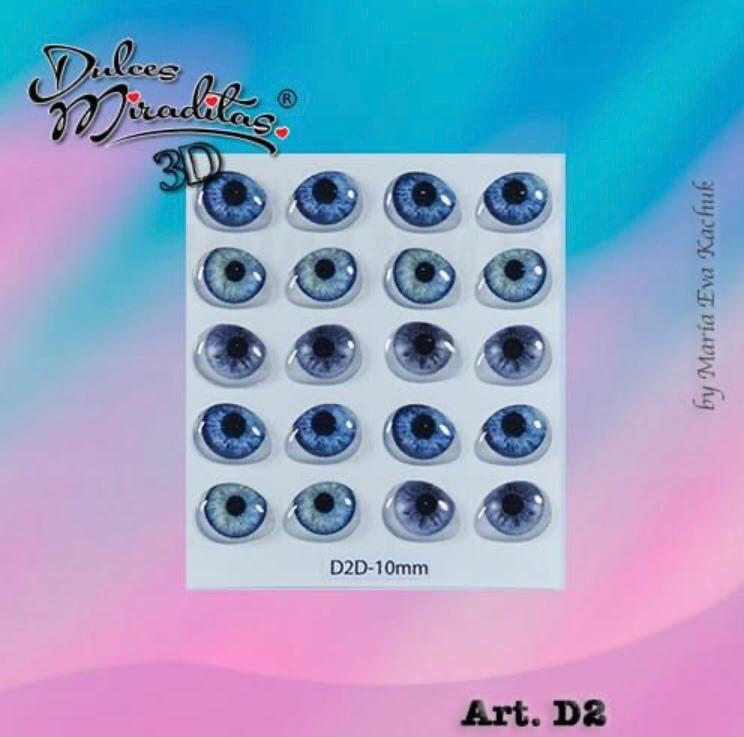 Ojos 3D Dulcesmiraditas