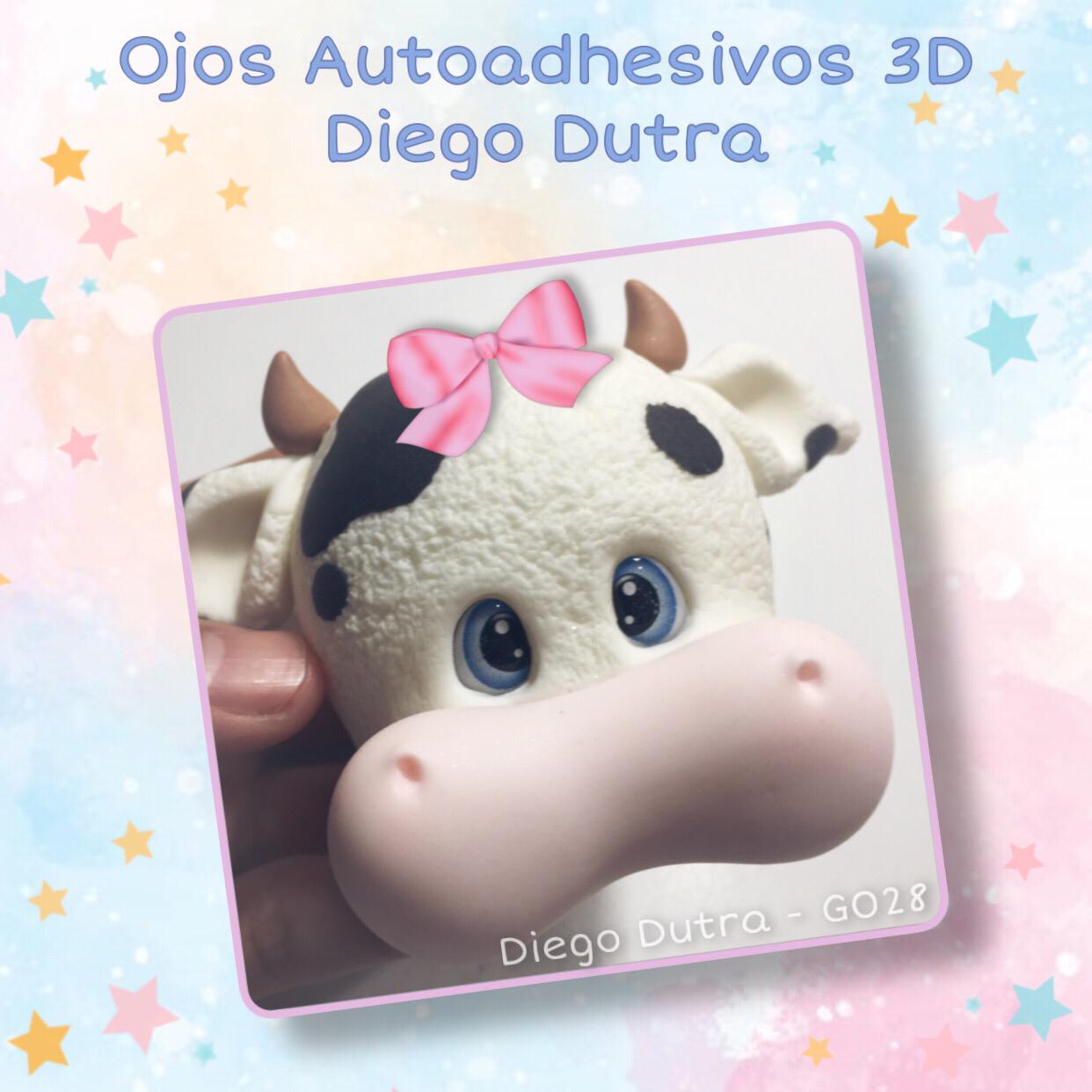 Ojos Autoadhesivos 3D Diego Dutra