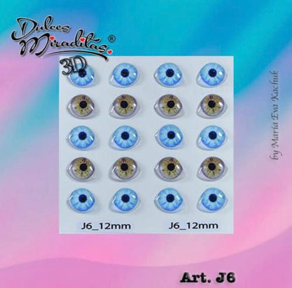 Ojos 3D Dulcesmiraditas