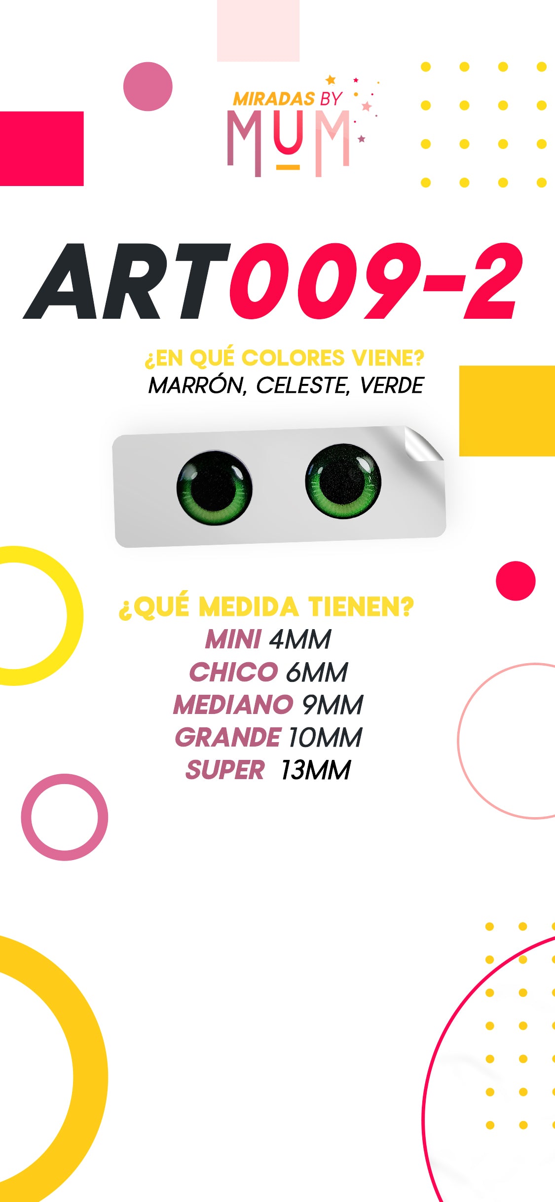 Ojos Colección Miraditas Mun